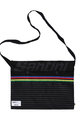 SANTINI Cyklistická taška - UCI RAINBOW - čierna