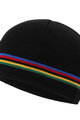 SANTINI Cyklistická čiapka - UCI RAINBOW - čierna