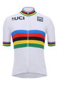 SANTINI Cyklistický dres s krátkym rukávom - WORLD - biela
