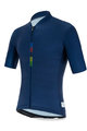 SANTINI Cyklistický dres s krátkym rukávom - UCI RAINBOW CLASSE - modrá