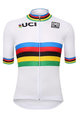 SANTINI Cyklistický dres s krátkym rukávom - UCI WORLD CHAMP 2017 - biela