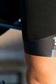 SANTINI Cyklistické nohavice krátke s trakmi - DAMA  - čierna