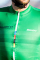 SANTINI Cyklistický dres s krátkym rukávom - CROWN - zelená