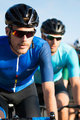SANTINI Cyklistický dres s krátkym rukávom - DAMA - modrá