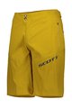SCOTT Cyklistické nohavice krátke bez trakov - ENDURANCE LS/FIT - žltá