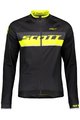 SCOTT Cyklistická zateplená bunda - RC AS WP WINTER - čierna/žltá