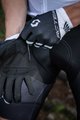 SCOTT Cyklistické rukavice dlhoprsté - RC TEAM LF - biela/čierna
