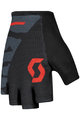 SCOTT Cyklistické rukavice krátkoprsté - ASPECT SPORT GEL SF - šedá/červená