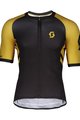 SCOTT Cyklistický dres s krátkym rukávom - RC PREMIUM CLIMBER - čierna/žltá