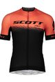 SCOTT Cyklistický dres s krátkym rukávom - RC PRO 2019 - oranžová/čierna