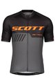 SCOTT Cyklistický dres s krátkym rukávom - RC TEAM 10 - čierna/oranžová