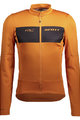 SCOTT Cyklistická zateplená bunda - RC WARM HYBRID WB - čierna/oranžová