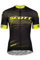 SCOTT Cyklistický dres s krátkym rukávom - RC PRO 2020 - čierna/žltá