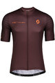 SCOTT Cyklistický dres s krátkym rukávom - RC TEAM 10 - bordová/oranžová