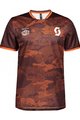 SCOTT Cyklistický dres s krátkym rukávom - TRAIL FLOW - oranžová/bordová