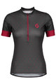 SCOTT Cyklistický dres s krátkym rukávom - ENDURANCE 20 LADY - ružová/šedá