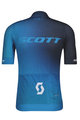 SCOTT Cyklistický dres s krátkym rukávom - RC PRO 2021 - modrá/biela