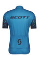 SCOTT Cyklistický dres s krátkym rukávom - RC TEAM 10 - modrá