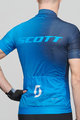 SCOTT Cyklistický dres s krátkym rukávom - RC PRO 2021 - modrá/biela