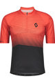 SCOTT Cyklistický dres s krátkym rukávom - ENDURANCE 20 - červená/čierna