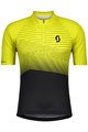SCOTT Cyklistický dres s krátkym rukávom - ENDURANCE 20 - čierna/žltá