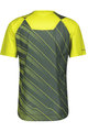 SCOTT Cyklistický dres s krátkym rukávom - TRAIL VERTIC - zelená/žltá