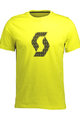 SCOTT Cyklistický dres s krátkym rukávom - ICON FACTORY TEAM - žltá