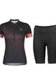 SCOTT Cyklistický krátky dres a krátke nohavice - GRAVEL CONTESSA LADY - fialová/čierna
