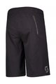 SCOTT Cyklistické nohavice krátke bez trakov - ENDURANCE LS/FIT W/PAD - čierna