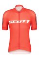 SCOTT Cyklistický krátky dres a krátke nohavice - RC PRO SS - šedá/biela/červená