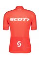 SCOTT Cyklistický krátky dres a krátke nohavice - RC PRO SS - šedá/biela/červená