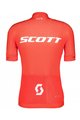 SCOTT Cyklistický dres s krátkym rukávom - RC PRO SS - biela/červená