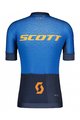 SCOTT Cyklistický krátky dres a krátke nohavice - RC PRO SS - modrá/oranžová