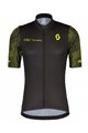 SCOTT Cyklistický krátky dres a krátke nohavice - RC TEAM 10 SS - žltá/šedá/čierna
