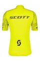 SCOTT Cyklistický dres s krátkym rukávom - RC TEAM 10 SS - čierna/žltá
