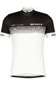 SCOTT Cyklistický dres s krátkym rukávom - RC TEAM 20 SS - biela/čierna