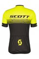 SCOTT Cyklistický dres s krátkym rukávom - RC TEAM 20 SS - žltá/čierna