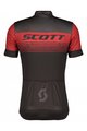 SCOTT Cyklistický dres s krátkym rukávom - SCOTT RC TEAM 20 SS - červená/čierna
