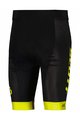 SCOTT Cyklistické nohavice krátke bez trakov - RC TEAM ++ 2022 - čierna/žltá