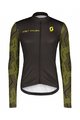 SCOTT Cyklistický dres s dlhým rukávom letný - RC TEAM 10 LS - žltá/čierna