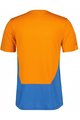 SCOTT Cyklistický dres s krátkym rukávom - TRAIL FLOW DRI SS - modrá/oranžová