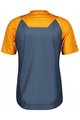 SCOTT Cyklistický dres s krátkym rukávom - TRAIL VERTIC PRO SS - modrá/oranžová