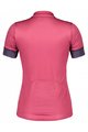 SCOTT Cyklistický dres s krátkym rukávom - ENDURANCE 20 SS LADY - fialová/ružová
