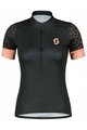 SCOTT Cyklistický krátky dres a krátke nohavice - ENDURANCE 20 SS LADY - čierna/ružová