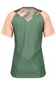 SCOTT Cyklistický krátky dres a krátke nohavice - TRAIL VERTIC LADY - zelená/ružová
