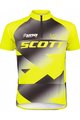 SCOTT Cyklistický dres s krátkym rukávom - RC PRO SS JUNIOR - žltá/čierna