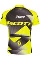 SCOTT Cyklistický dres s krátkym rukávom - RC PRO SS JUNIOR - žltá/čierna