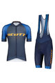 SCOTT Cyklistický krátky dres a krátke nohavice - RC PRO SS - modrá/oranžová