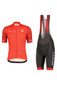 SCOTT Cyklistický krátky dres a krátke nohavice - RC TEAM 10 SS - biela/šedá/červená