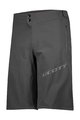 SCOTT Cyklistické nohavice krátke bez trakov - ENDURANCE LS/FIT W/PAD - šedá